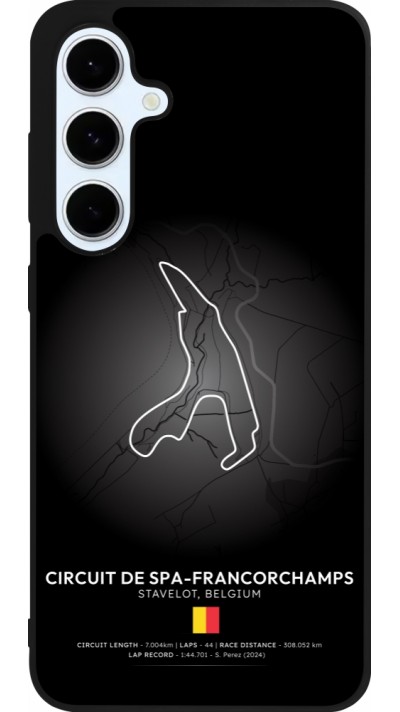 Samsung Galaxy S24 FE Case Hülle - Silikon schwarz F1 Track 2025 Belgium