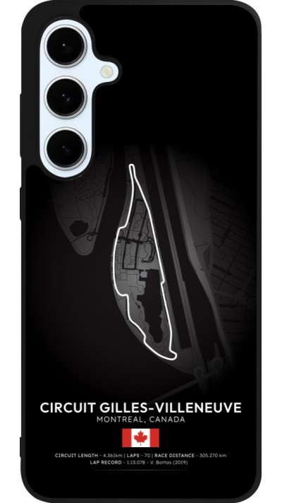 Samsung Galaxy S24 FE Case Hülle - Silikon schwarz F1 Track 2025 Canada