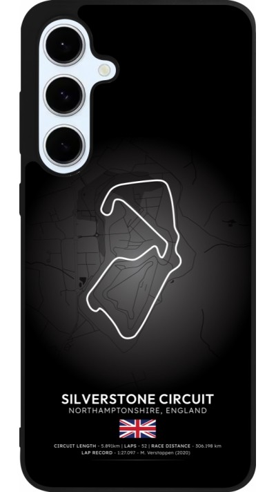 Samsung Galaxy S24 FE Case Hülle - Silikon schwarz F1 Track 2025 Great Britan