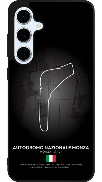 Samsung Galaxy S24 FE Case Hülle - Silikon schwarz F1 Track 2025 Italy