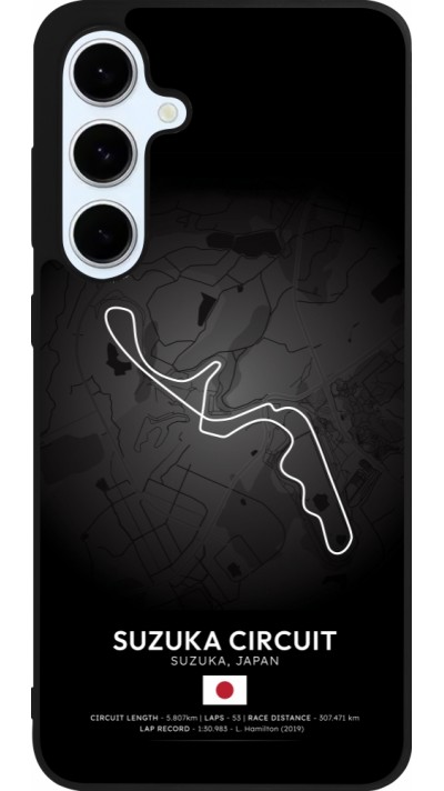 Samsung Galaxy S24 FE Case Hülle - Silikon schwarz F1 Track 2025 Japan
