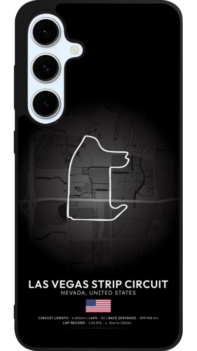 Samsung Galaxy S24 FE Case Hülle - Silikon schwarz F1 Track 2025 Las Vegas