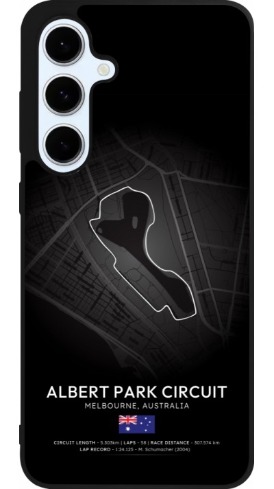 Samsung Galaxy S24 FE Case Hülle - Silikon schwarz F1 Track 2025 Melbourne