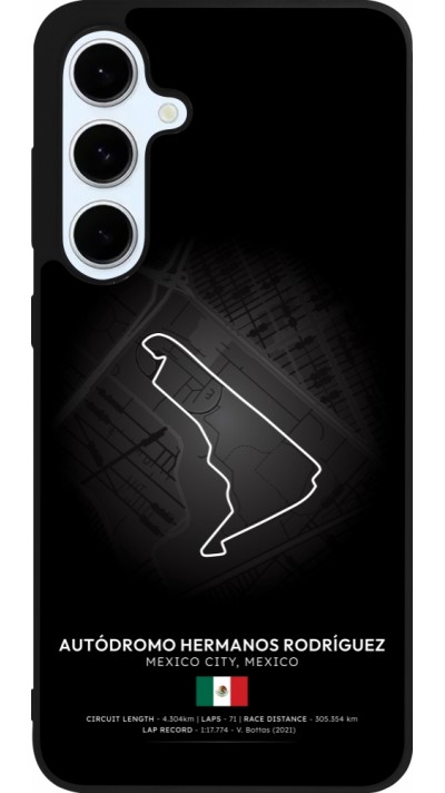 Samsung Galaxy S24 FE Case Hülle - Silikon schwarz F1 Track 2025 Mexico