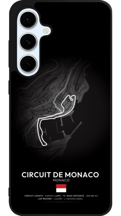 Samsung Galaxy S24 FE Case Hülle - Silikon schwarz F1 Track 2025 Monaco