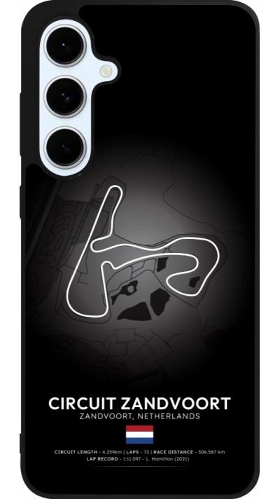 Samsung Galaxy S24 FE Case Hülle - Silikon schwarz F1 Track 2025 Netherlands