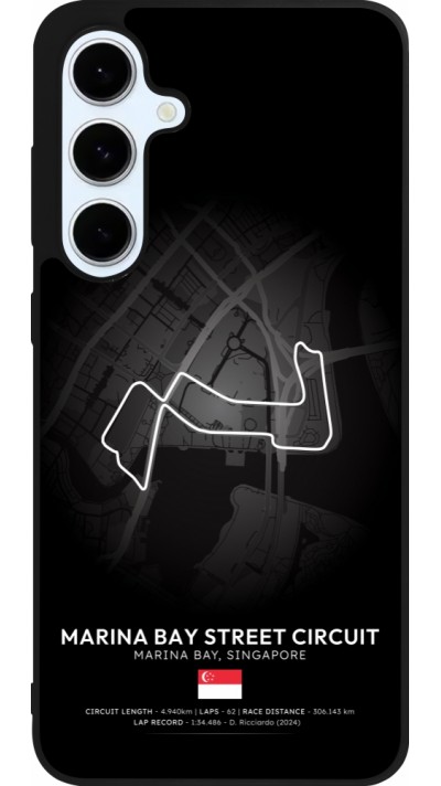 Samsung Galaxy S24 FE Case Hülle - Silikon schwarz F1 Track 2025 Singapore