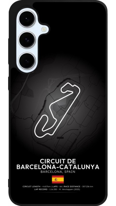Samsung Galaxy S24 FE Case Hülle - Silikon schwarz F1 Track 2025 Spain