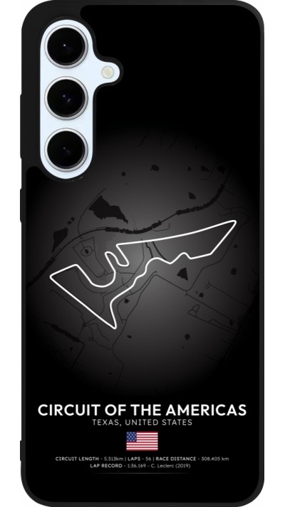 Samsung Galaxy S24 FE Case Hülle - Silikon schwarz F1 Track 2025 United States