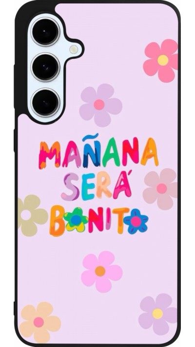 Coque Samsung Galaxy S24 FE - Silicone rigide noir Karol G Manana sera bonito