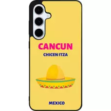 Coque Samsung Galaxy S24 FE - Silicone rigide noir Pop Summer Destination Cancun