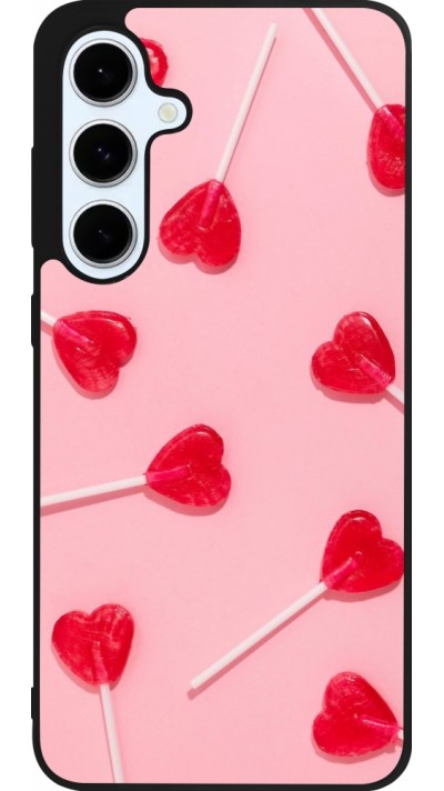 Coque Samsung Galaxy S24 FE - Silicone rigide noir Saint Valentines Day 26 Lollipop