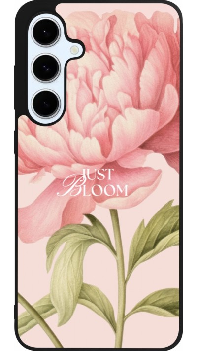 Coque Samsung Galaxy S24 FE - Silicone rigide noir Just Bloom Spring 2026