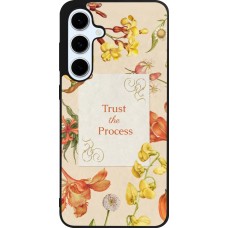 Samsung Galaxy S24 FE Case Hülle - Silikon schwarz Trust the process Spring 2026