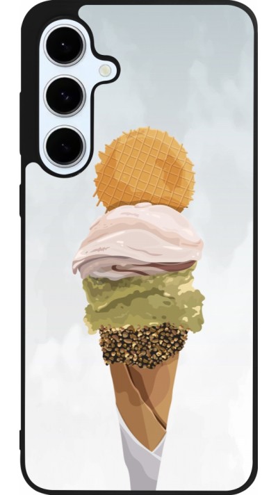 Samsung Galaxy S24 FE Case Hülle - Silikon schwarz Summer 2025 Cornet