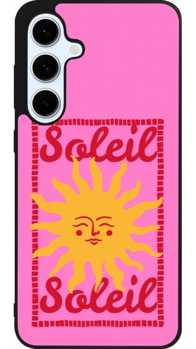 Samsung Galaxy S24 FE Case Hülle - Silikon schwarz Sun sun 2026