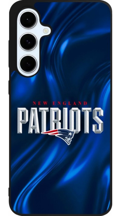 Coque Samsung Galaxy S24 FE - Silicone rigide noir Super Bowl 26 Patriots 2