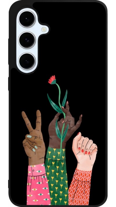 Samsung Galaxy S24 FE Case Hülle - Silikon schwarz Womens day 2026 2