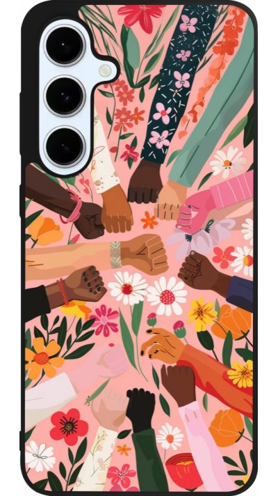 Coque Samsung Galaxy S24 FE - Silicone rigide noir Womens day 2026 8