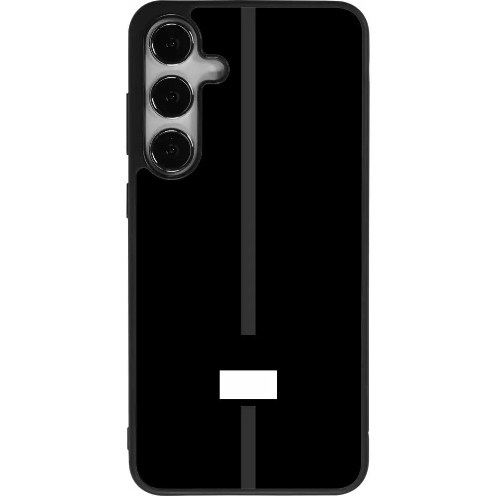 Coque Samsung Galaxy S24+ - Silicone rigide noir Canton FR noir