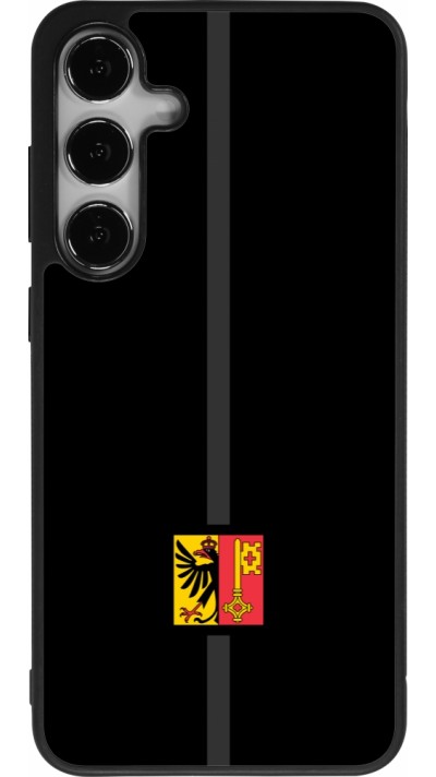 Coque Samsung Galaxy S24+ - Silicone rigide noir Canton GE noir