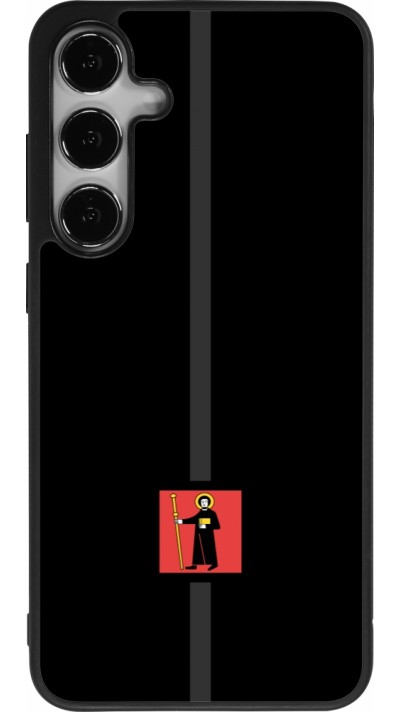 Coque Samsung Galaxy S24+ - Silicone rigide noir Canton GL noir