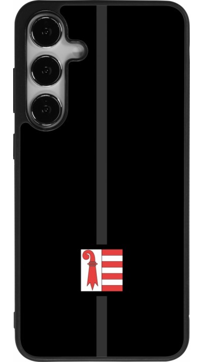 Coque Samsung Galaxy S24+ - Silicone rigide noir Canton JU noir