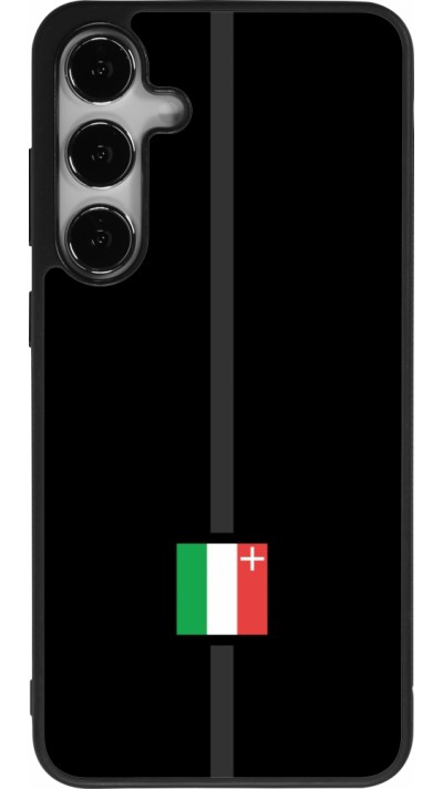 Coque Samsung Galaxy S24+ - Silicone rigide noir Canton NE noir