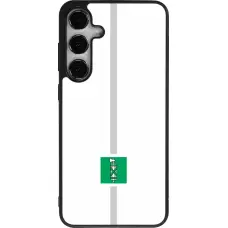Coque Samsung Galaxy S24+ - Silicone rigide noir Canton SG blanc