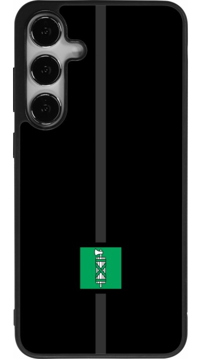 Coque Samsung Galaxy S24+ - Silicone rigide noir Canton SG noir