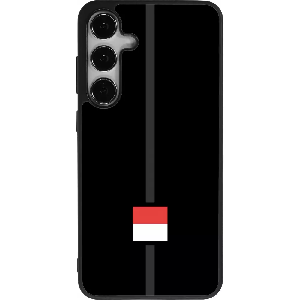 Coque Samsung Galaxy S24+ - Silicone rigide noir Canton SO noir