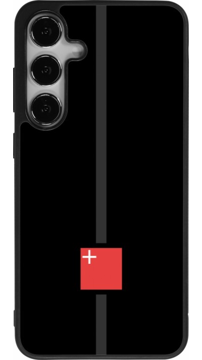 Coque Samsung Galaxy S24+ - Silicone rigide noir Canton SZ noir