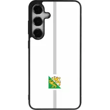 Coque Samsung Galaxy S24+ - Silicone rigide noir Canton TG blanc