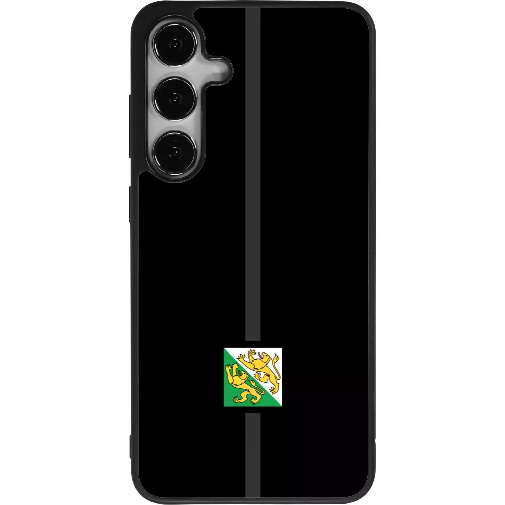 Coque Samsung Galaxy S24+ - Silicone rigide noir Canton TG noir