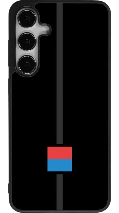 Coque Samsung Galaxy S24+ - Silicone rigide noir Canton TI noir