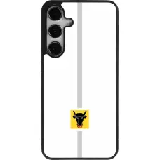 Coque Samsung Galaxy S24+ - Silicone rigide noir Canton UR blanc