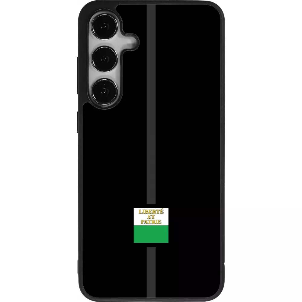 Coque Samsung Galaxy S24+ - Silicone rigide noir Canton VD noir
