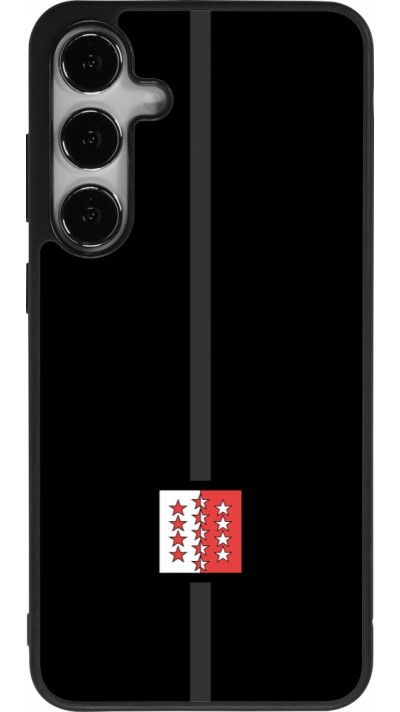 Coque Samsung Galaxy S24+ - Silicone rigide noir Canton VS noir