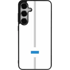 Coque Samsung Galaxy S24+ - Silicone rigide noir Canton ZG blanc