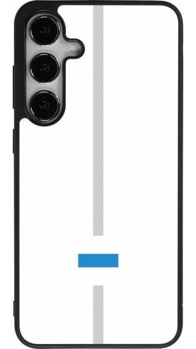 Coque Samsung Galaxy S24+ - Silicone rigide noir Canton ZG blanc