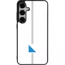 Coque Samsung Galaxy S24+ - Silicone rigide noir Canton ZH blanc