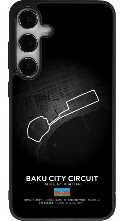Samsung Galaxy S24+ Case Hülle - Silikon schwarz F1 Track 2025 Azerbaijan