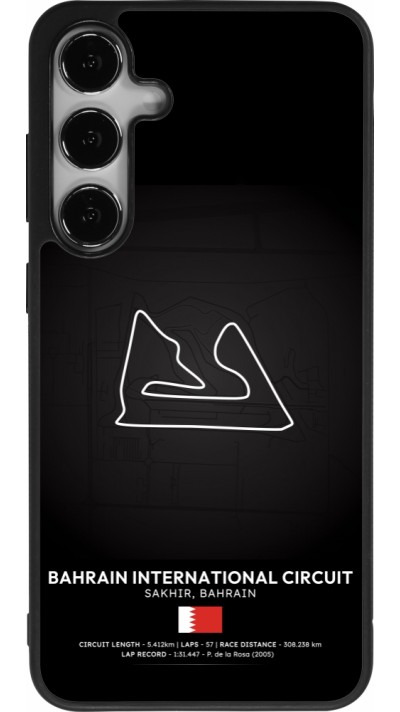 Samsung Galaxy S24+ Case Hülle - Silikon schwarz F1 Track 2025 Bahrain