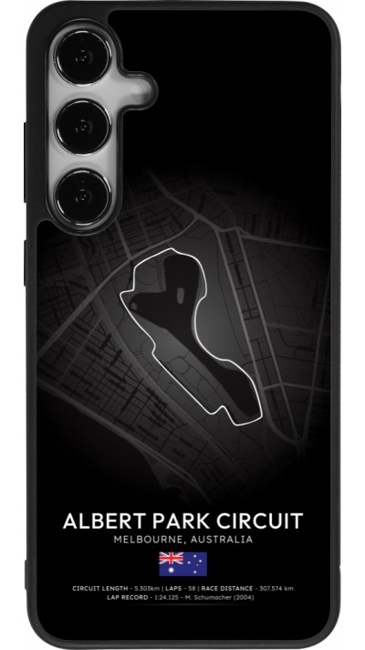 Samsung Galaxy S24+ Case Hülle - Silikon schwarz F1 Track 2025 Melbourne