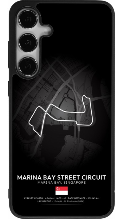 Samsung Galaxy S24+ Case Hülle - Silikon schwarz F1 Track 2025 Singapore