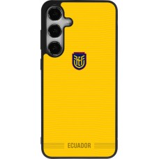 Samsung Galaxy S24+ Case Hülle - Silikon schwarz Ecuador 2026 personalisierbares Fussballtrikot