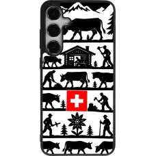Coque Samsung Galaxy S24+ - Silicone rigide noir Poya Suisse 1