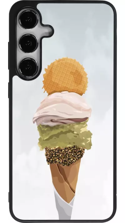 Coque Samsung Galaxy S24+ - Silicone rigide noir Summer 2025 Cornet