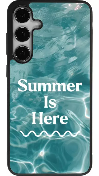 Coque Samsung Galaxy S24+ - Silicone rigide noir Summer 2025 Summer is here