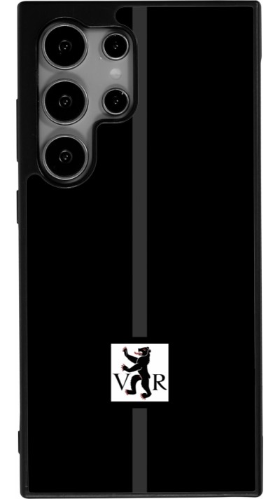Coque Samsung Galaxy S24 Ultra - Silicone rigide noir Canton AR noir